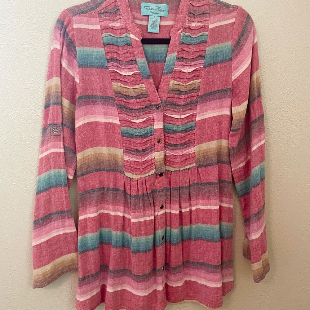Tasha Polizzi Serape Saltillo tunic top